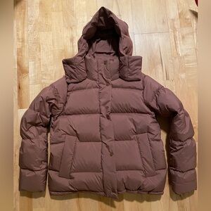 Lululemon wunder puff down jacket • women’s 6 • roasted brown